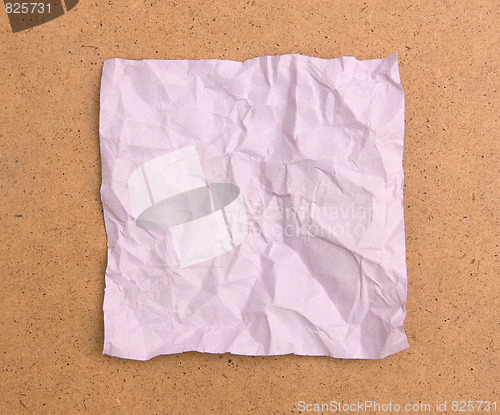 Image of Crumpled note paper