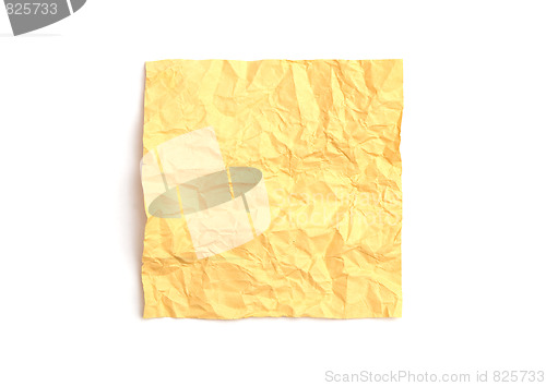 Image of Crumpled note paper