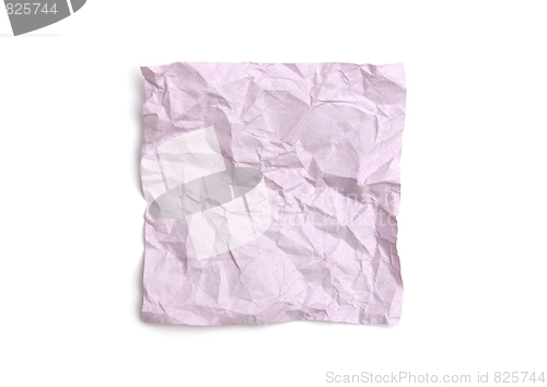 Image of Crumpled note paper