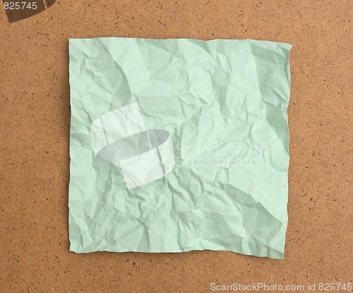 Image of Crumpled note paper