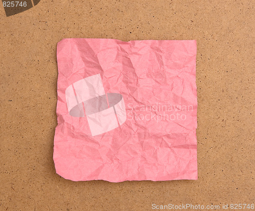 Image of Crumpled note paper