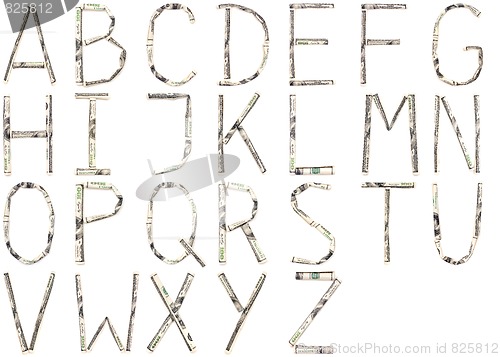Image of Dollar alphabet