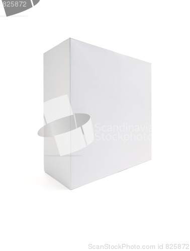 Image of Blank White Box Isolated on White