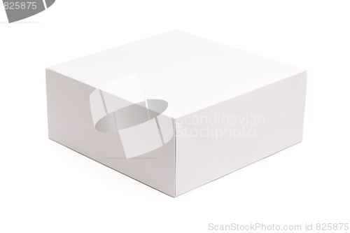 Image of Blank White Box Isolated on White