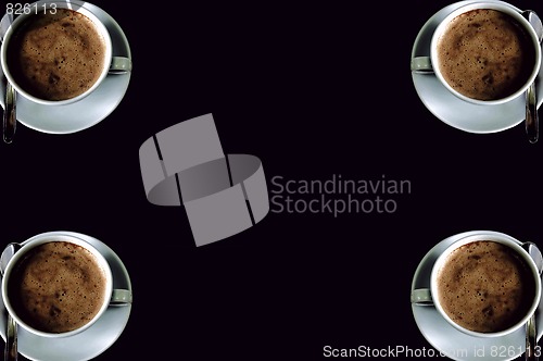 Image of capuccino pattern