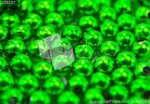 Image of Green beads