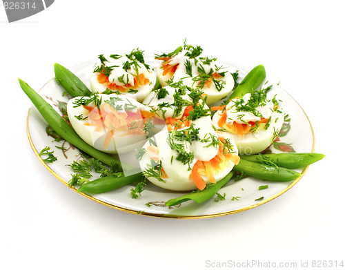 Image of Fresh stuffed eggs