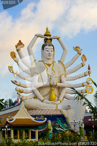 Image of shiva statue on koh samui