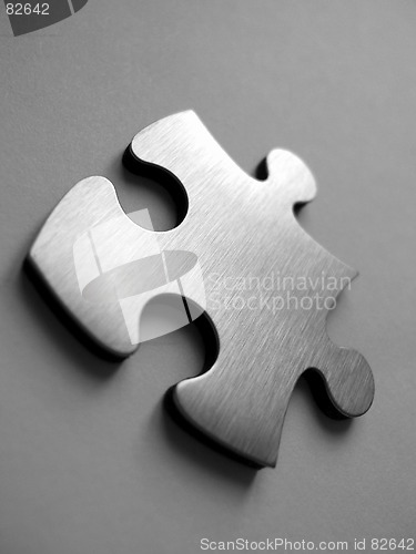 Image of Metallic jigsaw