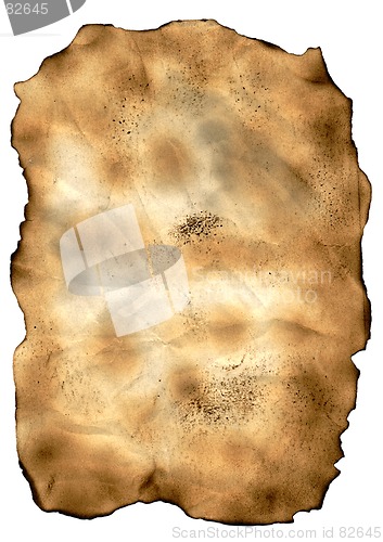 Image of Grunge paper with scorched edges.