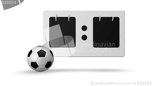 Image of soccer scoreboard