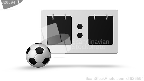 Image of soccer scoreboard