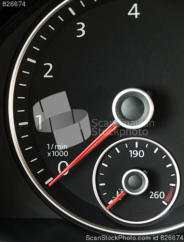 Image of Car tachometer