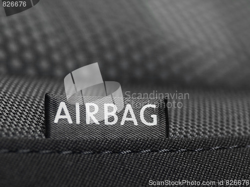 Image of Airbag label