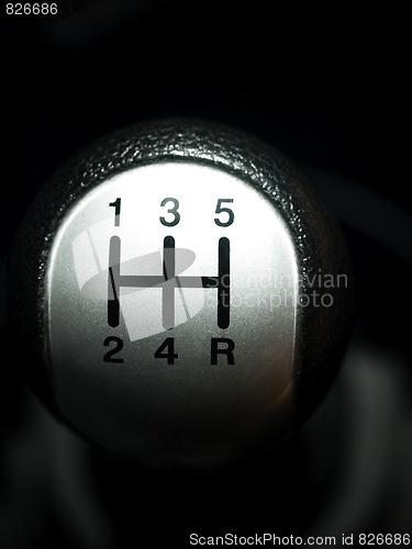 Image of Manual car gear shift