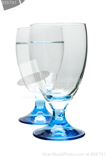 Image of glasses isolated on a white background