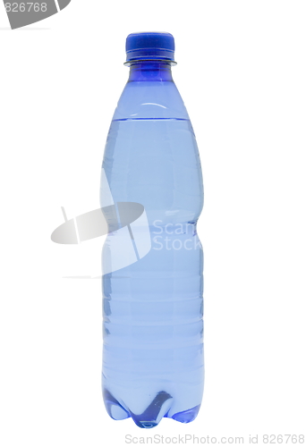 Image of Bottle of water isolated on the white