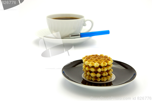 Image of Cookies and coffee cup