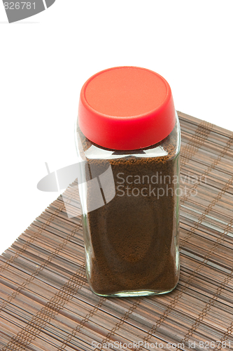 Image of Instant coffee in glass bank-fragrant
