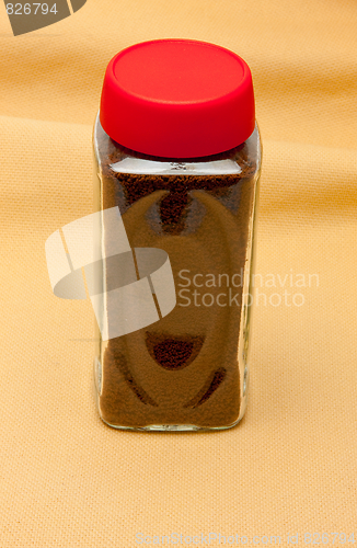 Image of Instant coffee in glass bank-fragrant