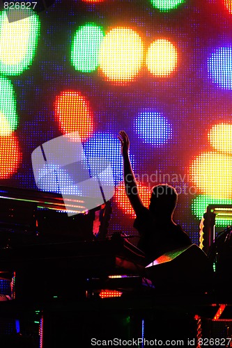 Image of A concert of electronic music