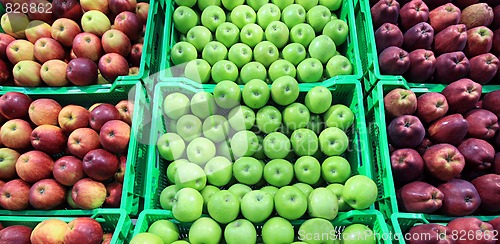 Image of apple at a farmer's market