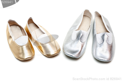 Image of Two pairs ballet baby footwear