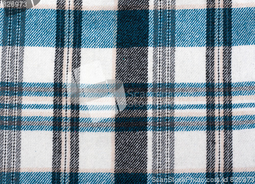 Image of Knitted colour plaid fabrics