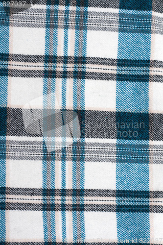 Image of Knitted colour plaid fabrics