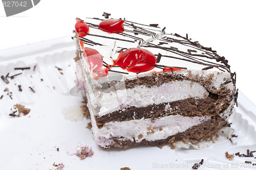 Image of Piece cerise cake 