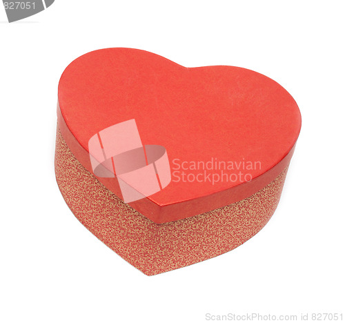 Image of Gift box in form heart