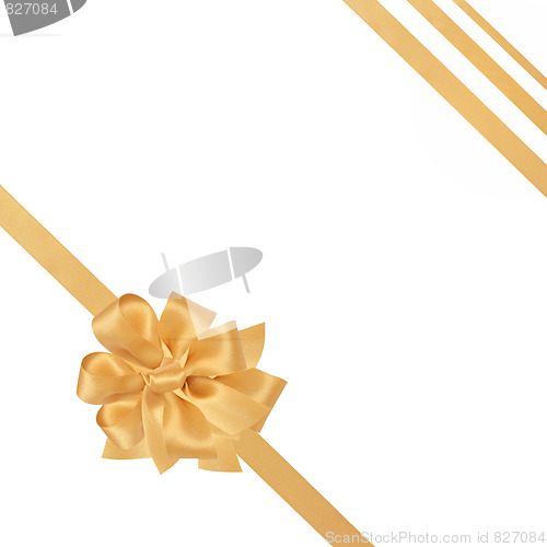 Image of Gold Ribbon and Bow