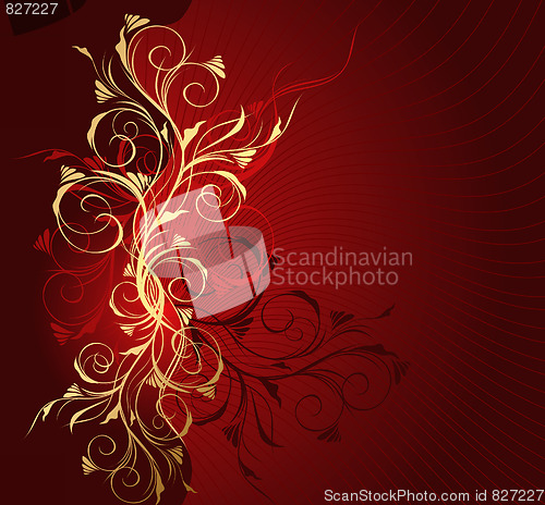 Image of Floral wave