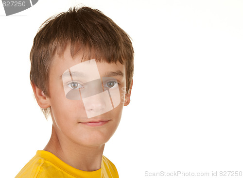 Image of boy isolated on white
