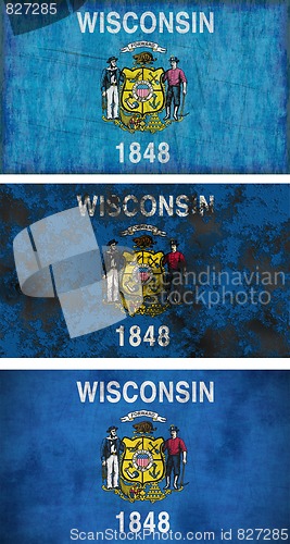 Image of Flag of Wisconsin