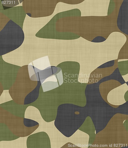 Image of jungle camouflage fabric