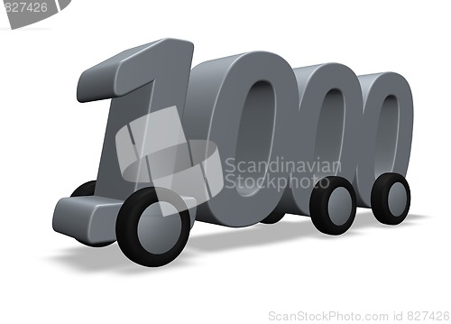 Image of one thousand on wheels