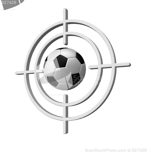 Image of soccer target