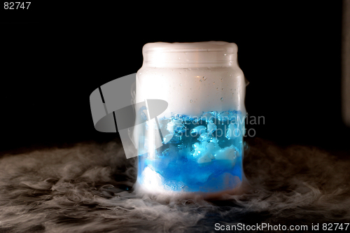 Image of Dry ice in the lab