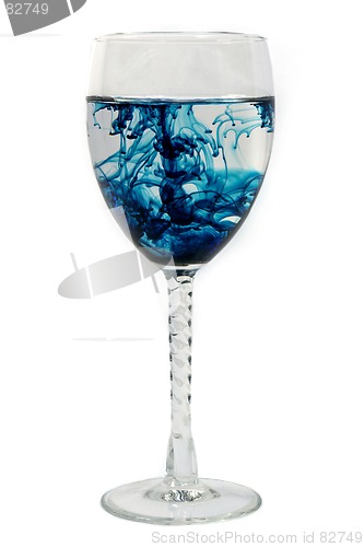 Image of Blue diffusion in a glass