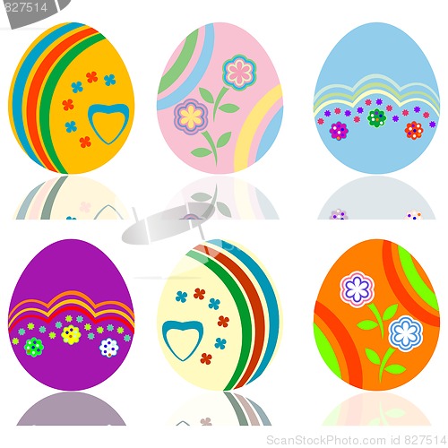 Image of Easter eggs