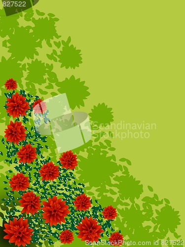 Image of Abstract flower background