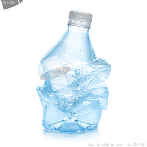 Image of Crushed plastic bottle