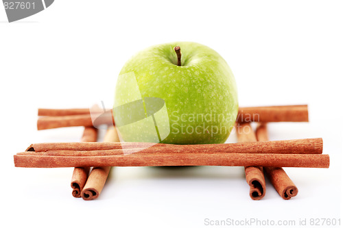 Image of apple and cinnamon
