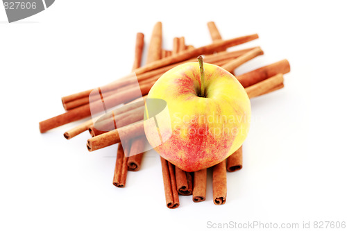 Image of apple and cinnamon