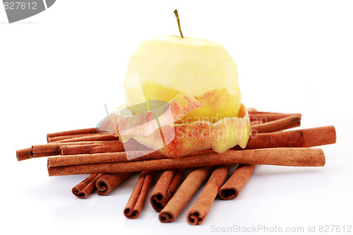 Image of apple and cinnamon