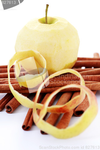 Image of apple and cinnamon