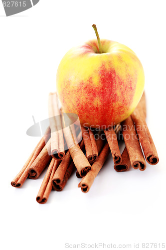 Image of apple and cinnamon