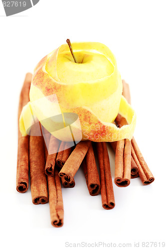 Image of apple and cinnamon