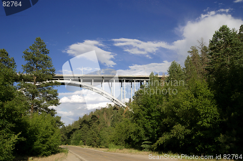 Image of The Los Alamos Canyon Bridg